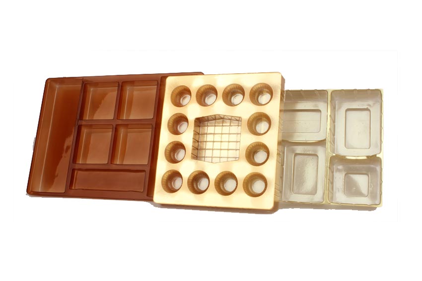 食品糕点镀金吸塑内托